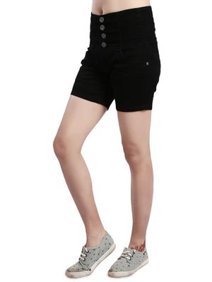 black denim shorts - 14419356 - Standard Image - 2