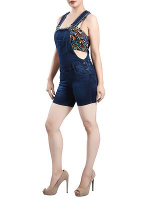 Dark blue denim dungree - 14419454 - Standard Image - 2