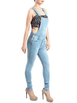 light blue denim dungree - 14419500 - Standard Image - 2