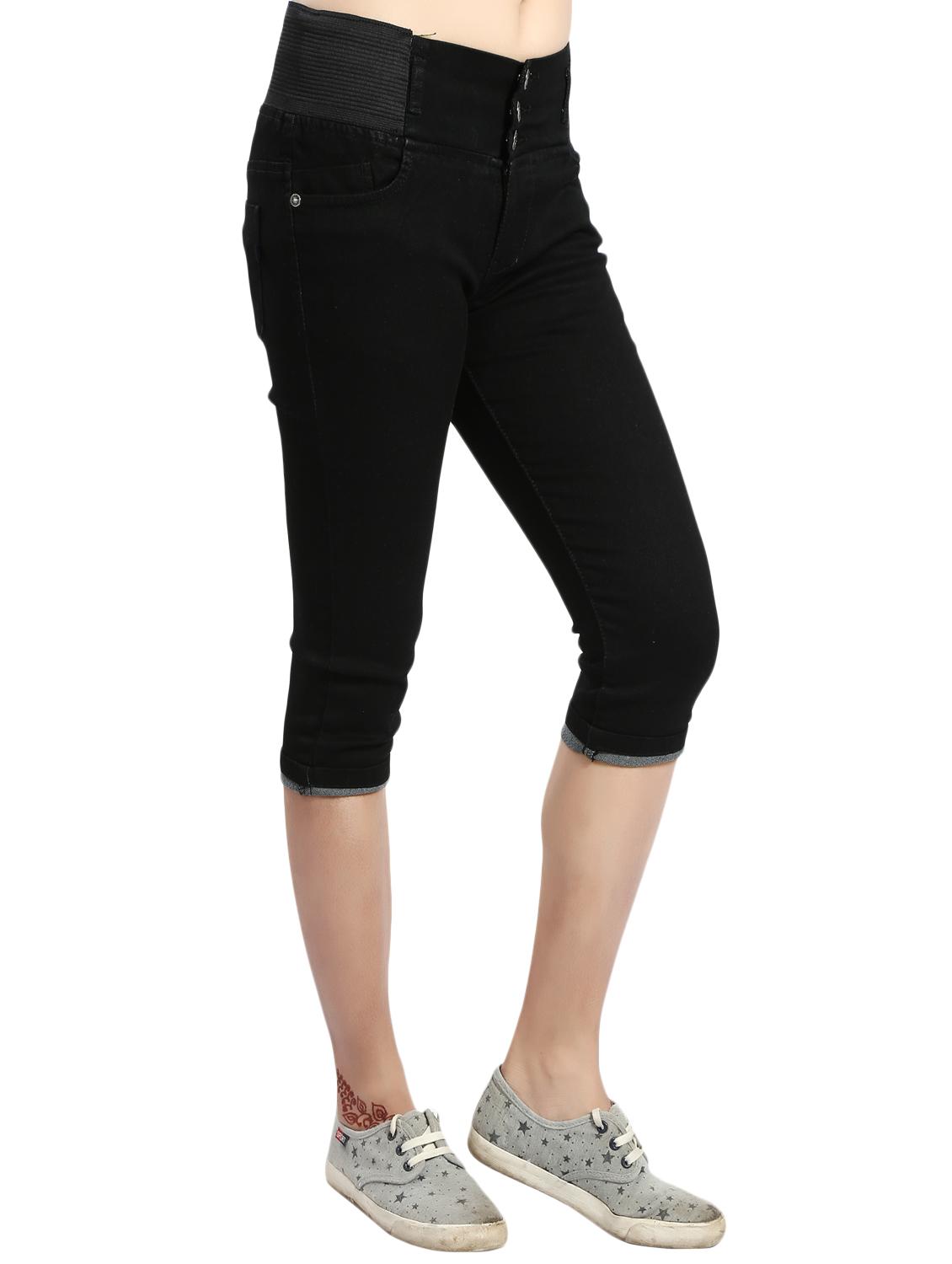 black denim capri - 14419592 - Zoom Image - 2