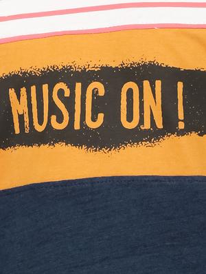 round neck graphic print t-shirt - 14420073 - Standard Image - 5