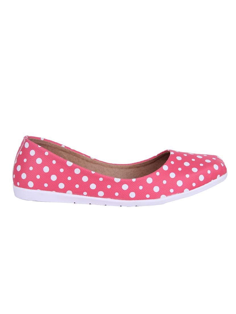 pink fabric slip on ballerina - 14420206 - Zoom Image - 2