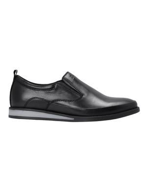 black Leatherette casual slipon - 14420668 - Standard Image - 2