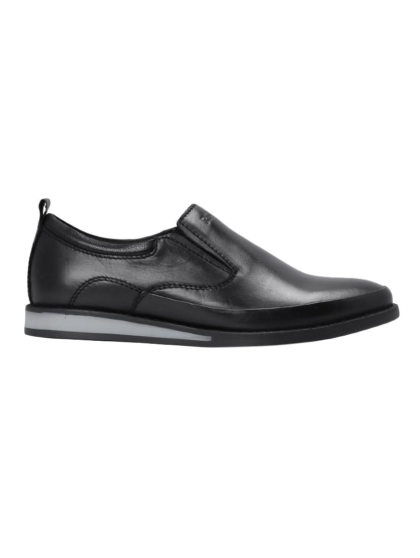 black Leatherette casual slipon - 14420668 - Zoom Image - 2