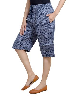 multi cotton blend regular capris - 14420811 - Standard Image - 2