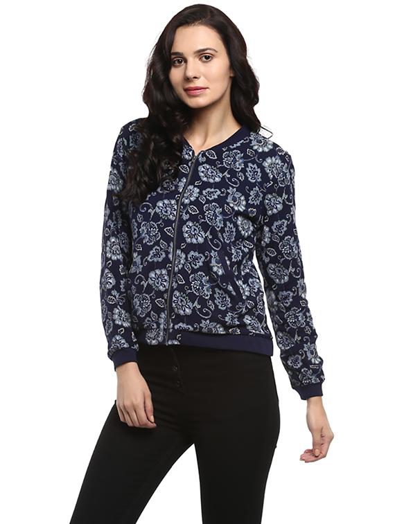 navy blue rayon others jacket - 14421472 - Zoom Image - 2