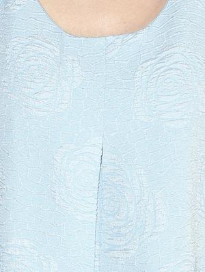 blue a-line mini dress - 14422059 - Standard Image - 5