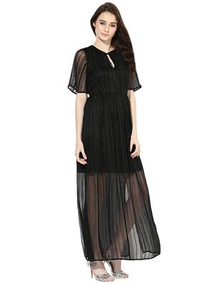 black maxi dress - 14422079 - Standard Image - 2
