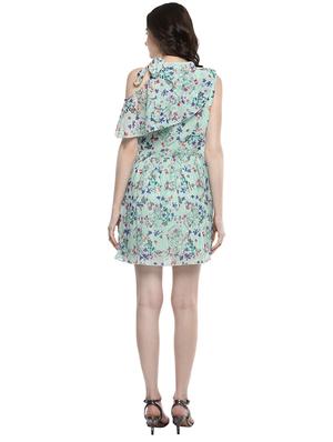 blue floral a-line dress - 14422302 - Standard Image - 2