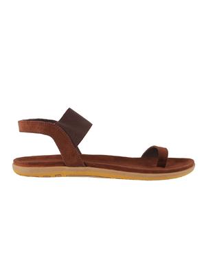 brown tpr back strap sandals - 14422420 - Standard Image - 2