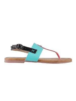 green tpr back strap sandals - 14422428 - Standard Image - 2