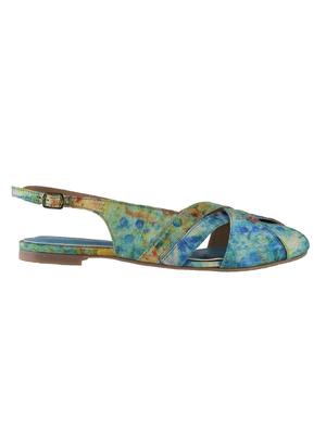 blue back strap sandal - 14422459 - Standard Image - 2