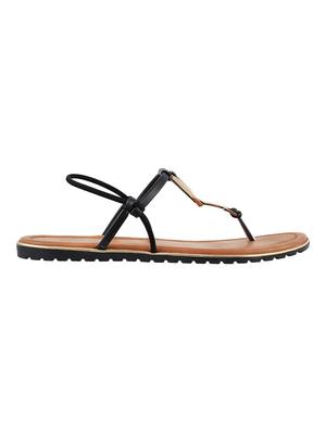 black tpr back strap sandals - 14422466 - Standard Image - 2