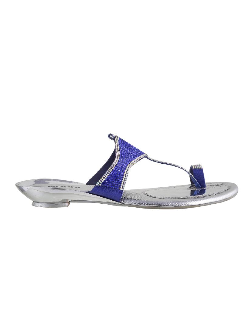 blue sheet one toe sandals - 14422771 - Zoom Image - 2