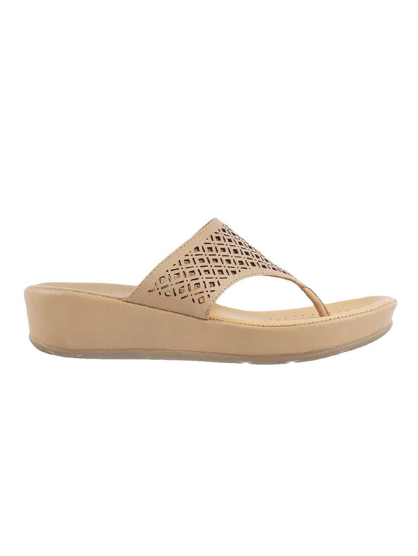 beige open thogn wedge - 14423276 - Zoom Image - 2