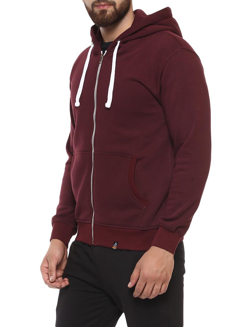 red fleece sweatshirt - 14423603 - Zoom Image - 2