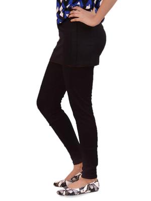black woolen leggings - 14424585 - Standard Image - 2