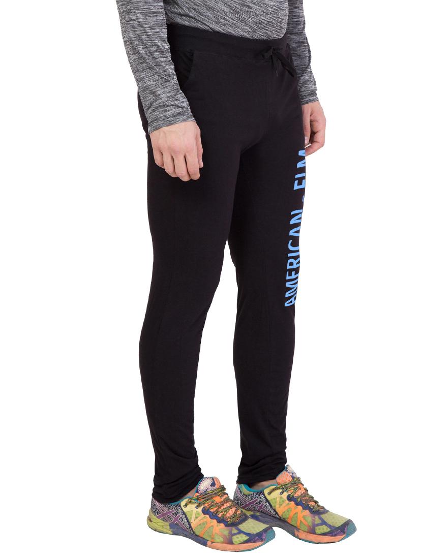 black cotton track pant - 14424787 - Zoom Image - 2