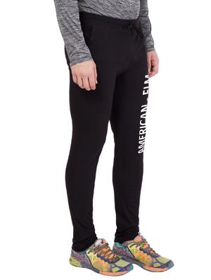 black cotton track pant - 14424790 - Standard Image - 2