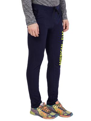 navy blue cotton track pant - 14424798 - Standard Image - 2
