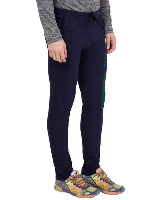 navy blue cotton track pant - 14424800 - Standard Image - 2
