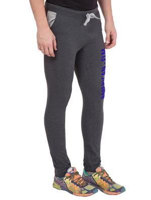 grey cotton track pant - 14424811 - Standard Image - 2