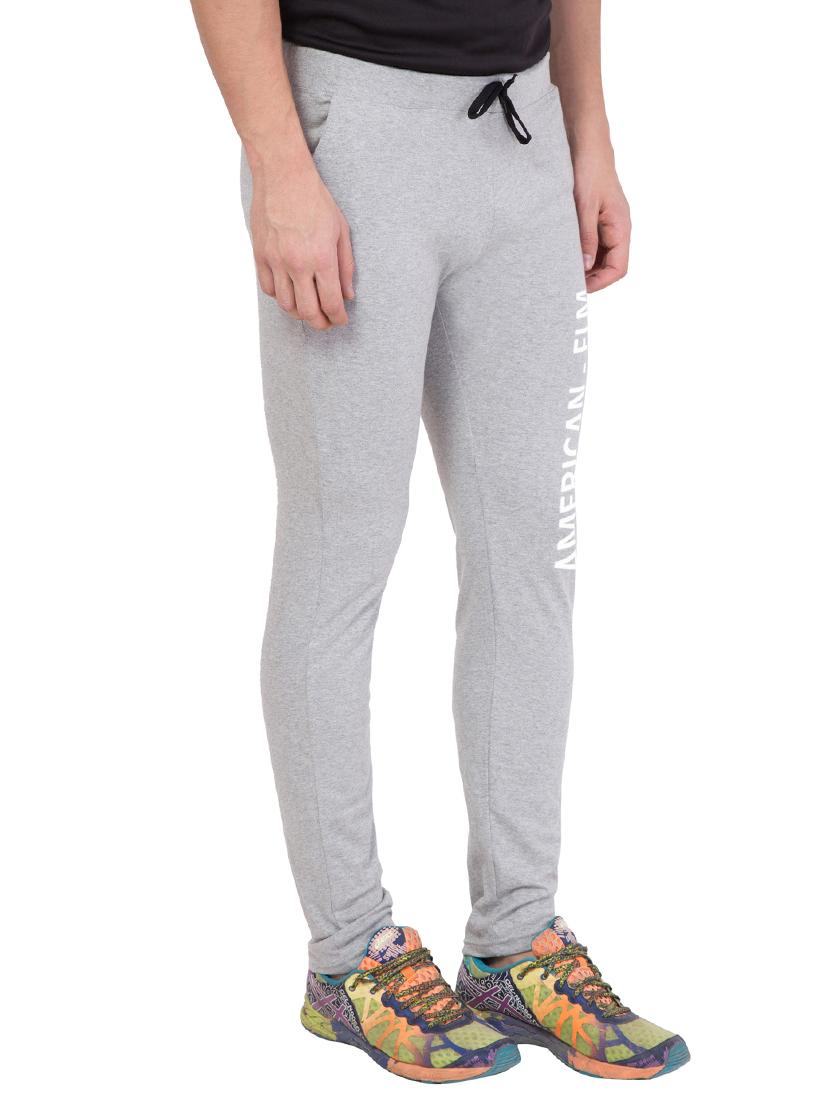grey cotton track pant - 14424819 - Zoom Image - 2