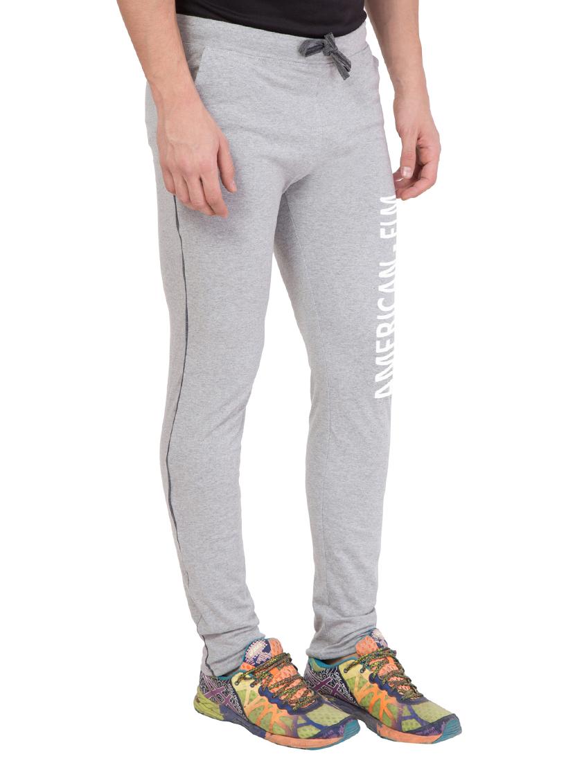 grey cotton track pant - 14424826 - Zoom Image - 2