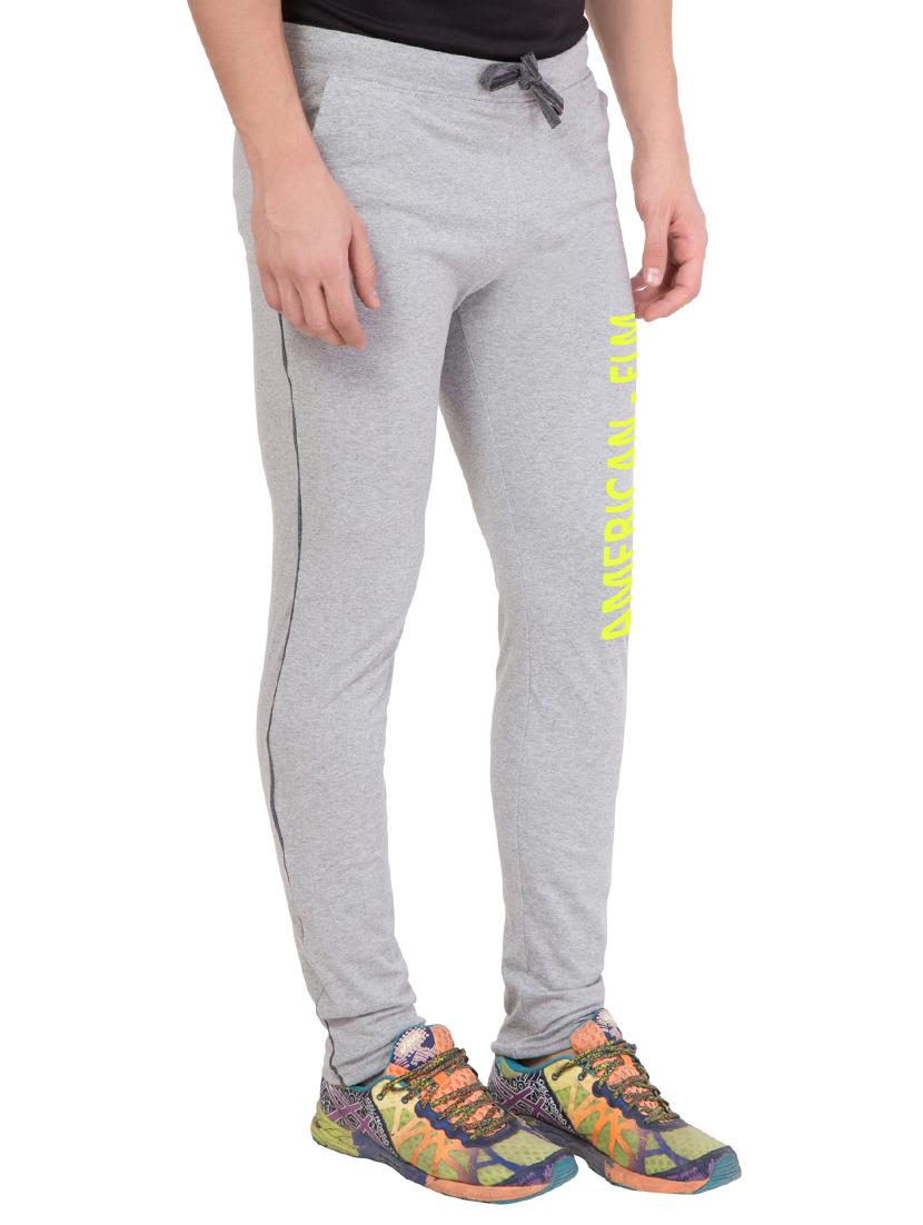 grey cotton track pant - 14424827 - Zoom Image - 2