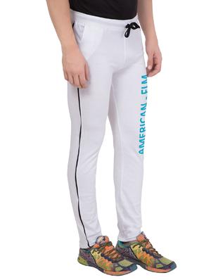 white cotton track pant - 14424846 - Standard Image - 2