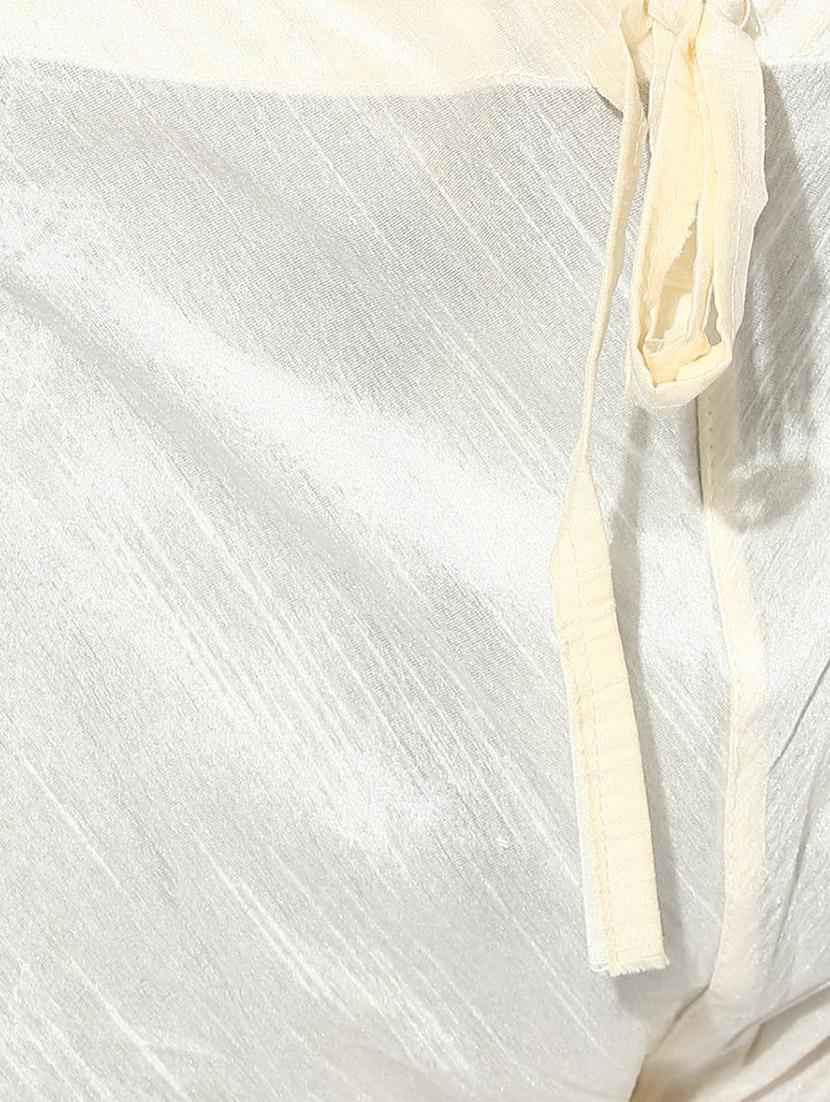 gold dupion long kurta - 14424890 - Zoom Image - 5