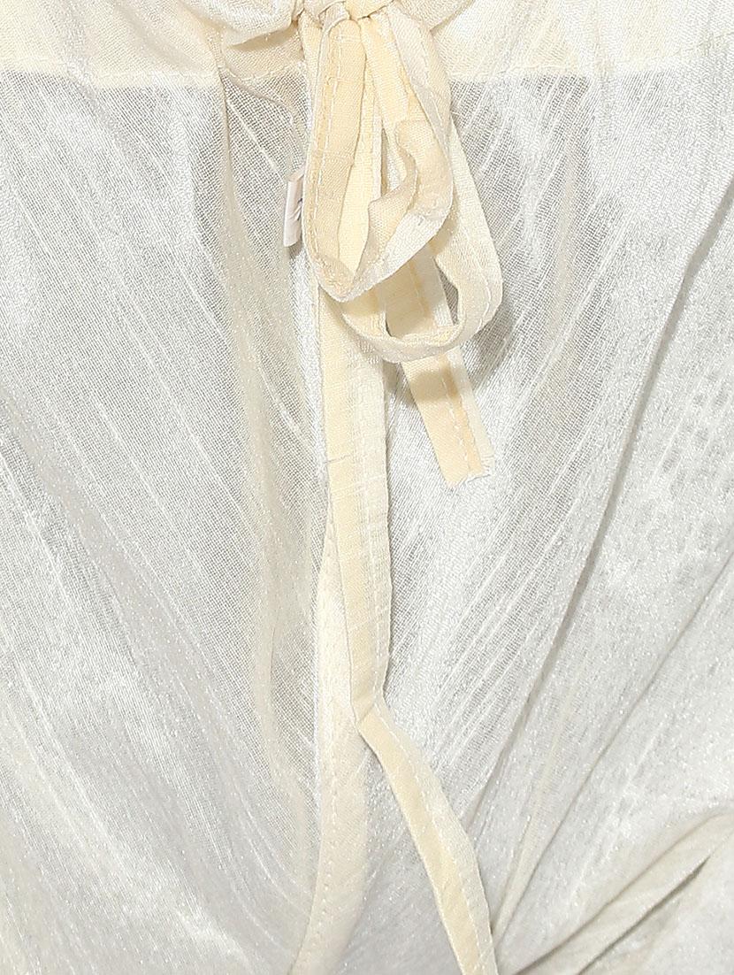 yellow dupion long kurta - 14424894 - Zoom Image - 5