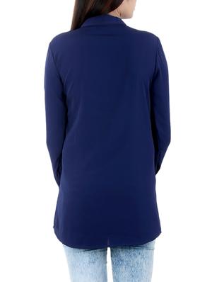 navy blue solid tunic - 14425070 - Standard Image - 2