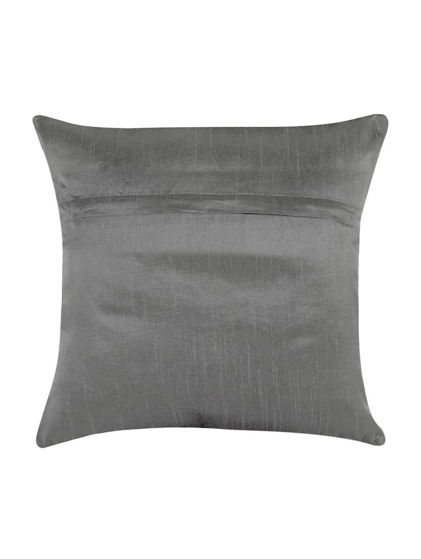 Poly Silk Single Rajasthani Traditional Cushion Cover By Rajrang - 14425213 - Zoom Image - 2