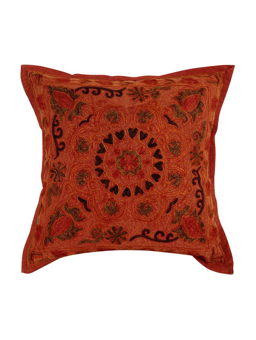 Cotton Single Rajasthani Traditional Cushion Cover By Rajrang - 14425268 - Zoom Image - 2