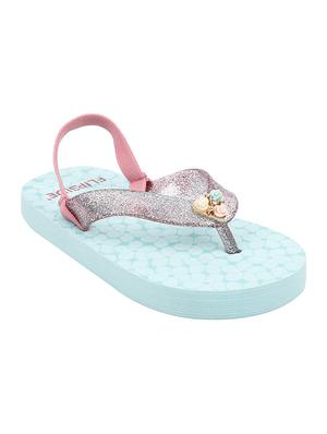 light blue rubber flip flop - 14426163 - Standard Image - 2