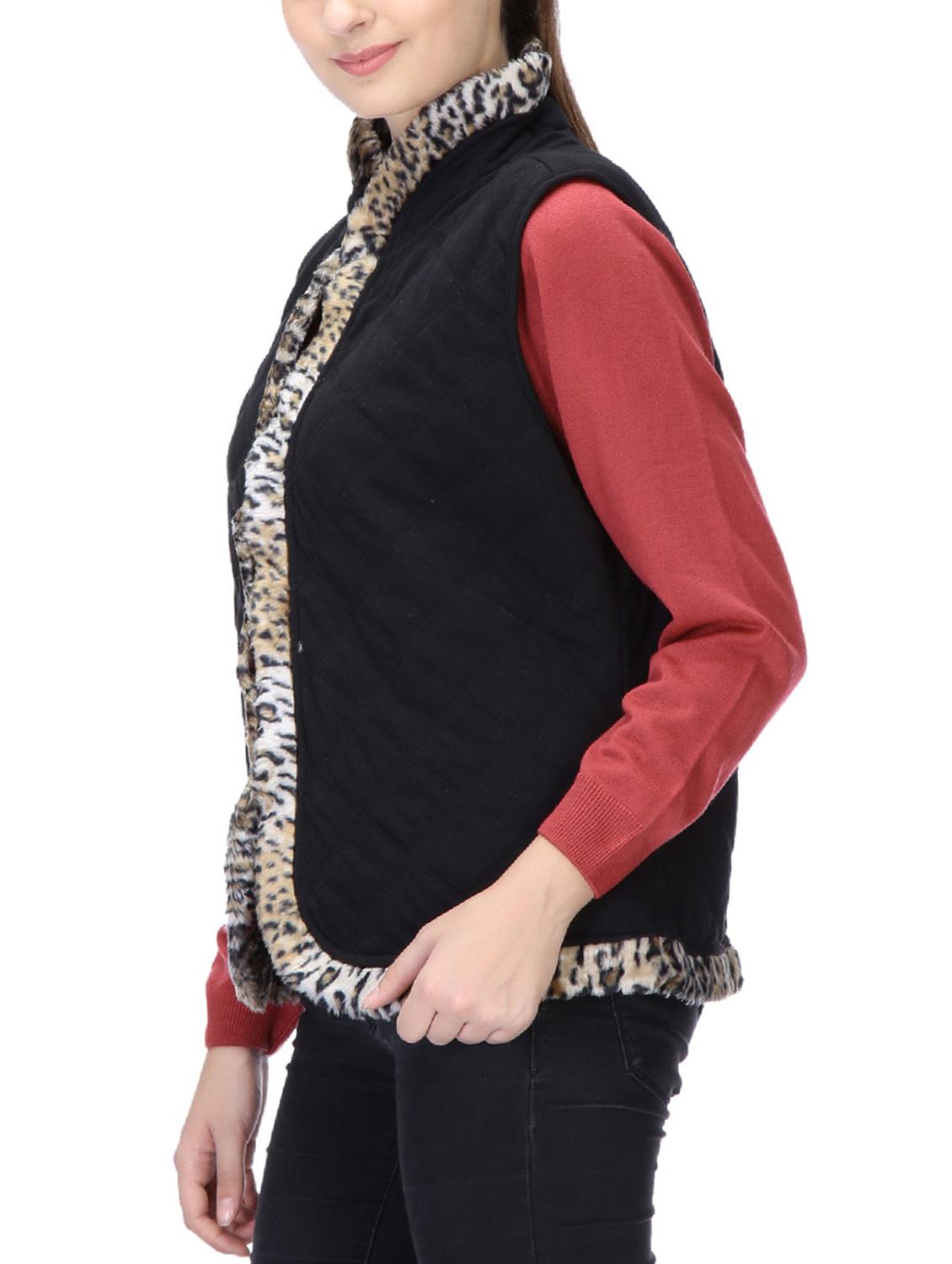LE FASHIONELLE black polyester jacket - 14426242 - Zoom Image - 2