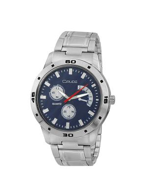 Crude combo of 2 Stainless Steel men's watch-rg742 with white & Blue Dial - 14427055 - Standard Image - 5