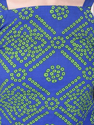 green and blue cotton skirt set - 14429050 - Standard Image - 5