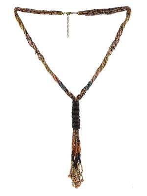 multi metal long necklace - 14429228 - Standard Image - 2