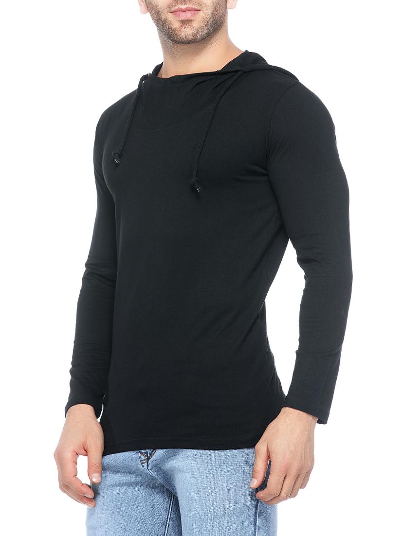 black cotton t-shirt - 14430719 - Zoom Image - 2