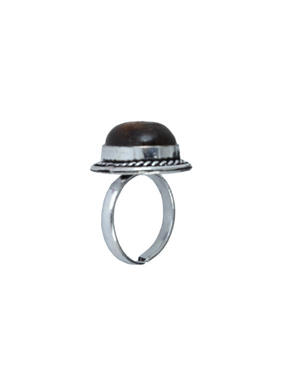 brown brass hand ring - 14432273 - Zoom Image - 2