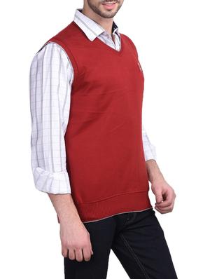 red cotton pullover - 14432399 - Standard Image - 2