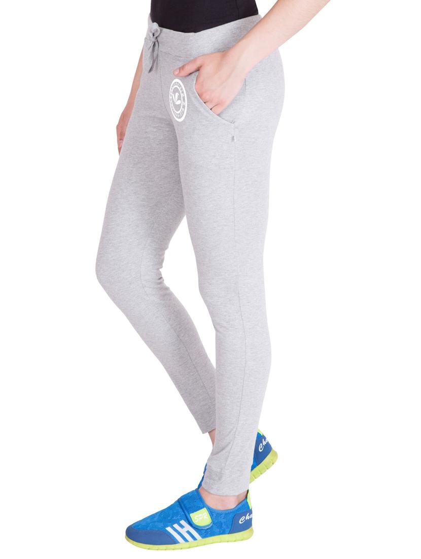 grey cotton track pants - 14432435 - Zoom Image - 2