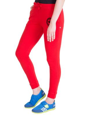 red cotton track pants - 14432446 - Standard Image - 2