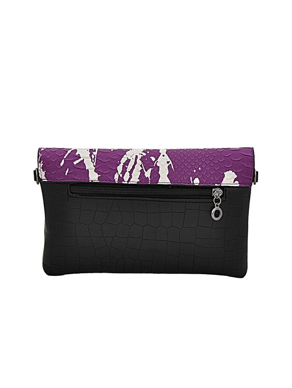 purple leatherette sling bag - 14432467 - Zoom Image - 2
