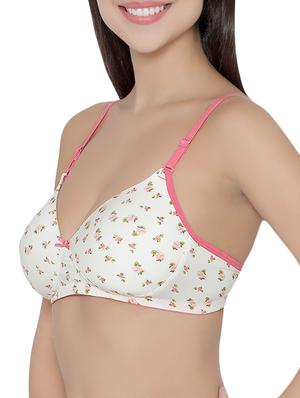 beige polyamide tshirt bra - 14432809 - Standard Image - 2