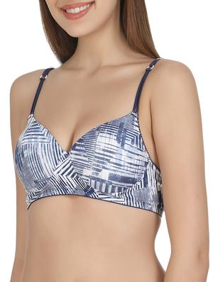 white polyamide tshirt bra - 14432818 - Standard Image - 2