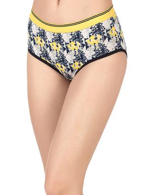 yellow cotton hipster panty - 14432849 - Standard Image - 2