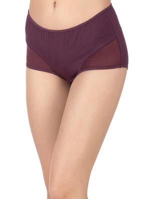 purple cotton hipster panty - 14432851 - Standard Image - 2